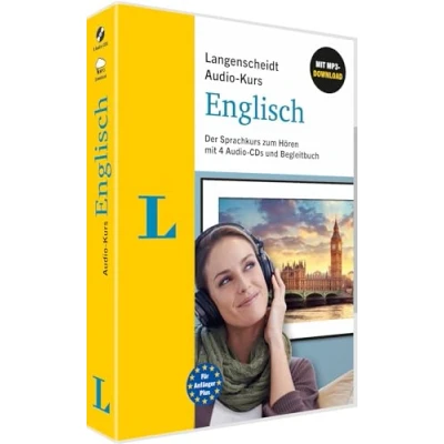 Abbildung von Langenscheidt Audio Kurs Englisch: Der Sprachkurs zum Hören mit 4 CDs, MP3 Download und Begleitbuch