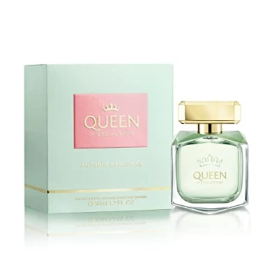 Abbildung von Banderas Queen Of Seduction Eau de Toilette Spray für Frauen, Blumiger Duft mit Meeresnoten 50 ml / 1,7 Fl Oz