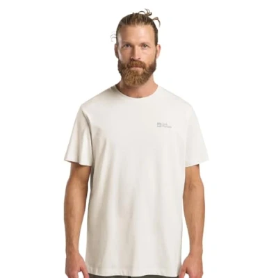 Abbildung von Jack Wolfskin Essential T M Tshirt basic, Herren, Größe: XXL, Cotton white