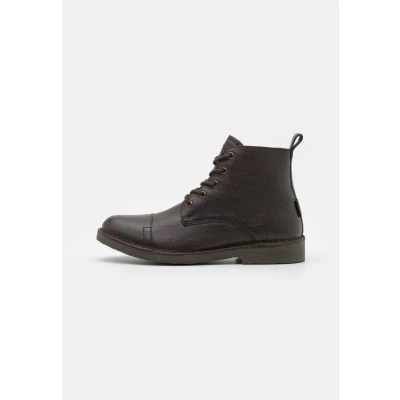 Abbildung von Levi&#039;s Track Schnürstiefelette, Herren, Größe: 41, Dark brown Schuhe