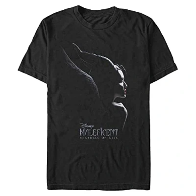 Abbildung von Disney Unisex Maleficent: Mistress Of Evil Poster Organic Short Sleeve T shirt, Schwarz, M