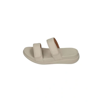 Abbildung von Fitflop GO Adjustable Flatform Twobar Pantolette flach, Damen, Größe: 39, Paris beige Schuhe