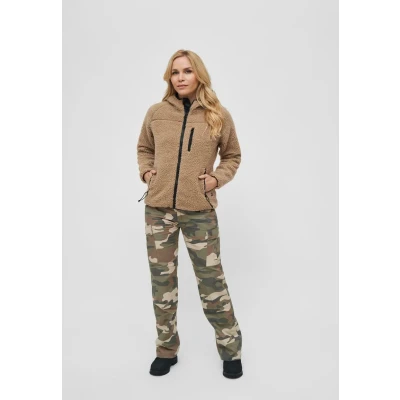 Abbildung von Brandit Fleecejacke, Damen, Größe: XXL, Camel