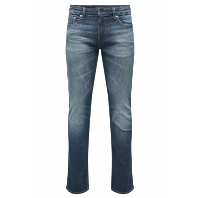 Abbildung von Only &amp; Sons Slim FIT Jeans Fit, Herren, Größe: 30x32, Dark medium blue denim
