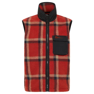 Abbildung von Jack Wolfskin Felslicht Check M Weste, Herren, Größe: XL, Intense rust