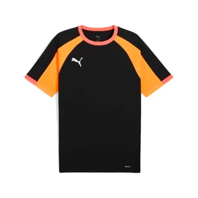 Abbildung von PUMA Herren IndividualLIGA Jersey T Shirts, Black Heat Fire,