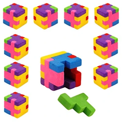 Abbildung von PartyPack Kinder Radiergummi Kindergeburtstag Gastgeschenke 9x Mitgebsel Spiele, Give Aways
