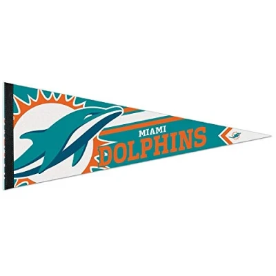 Abbildung von Wincraft NFL 14515115 Miami Dolphins Premium Wimpel, 30,5 x 76,2 cm
