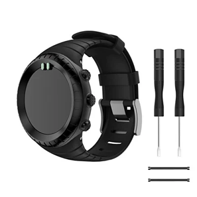 Abbildung von TOPsic Suunto Core Armband Silikon Sportarmband Uhr Band Strap Erstatzband Uhrenarmband für Samrtwatch