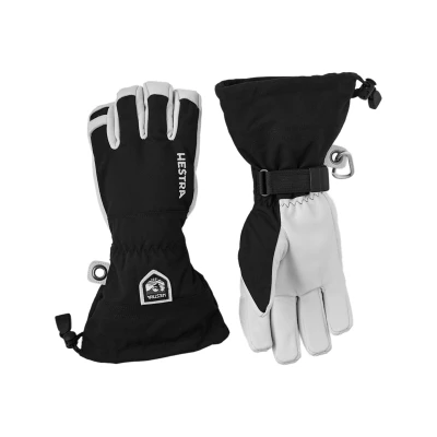 Abbildung von Hestra Heli Ski 5-Finger Handschuhe Skihandschuhe Fingerhandschuhe Damen/Herren - mit Futter, Klettverschluss, Klettverschluss Herbst-Winter Winter