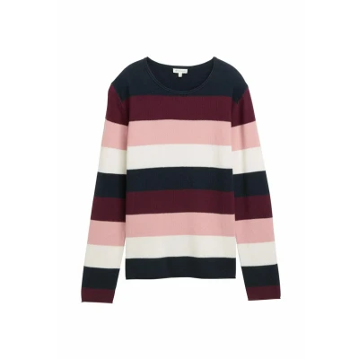 Abbildung von TOM TAILOR Strickpullover »Otto«, mit Viskose