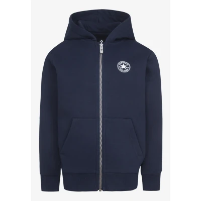 Abbildung von Converse Chest Unisex Sweatjacke für Kinder, Größe: 128/132, Obsidian