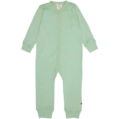 Abbildung von loud + proud Overall UNI SET Pyjama für Kinder, Größe: 86/92, Lindgruen
