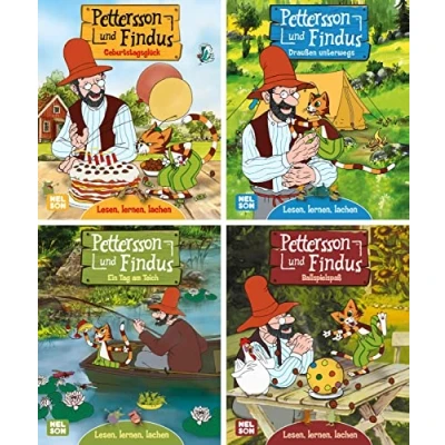Abbildung von Nelson Mini Bücher: Pettersson und Findus 1 4: 24 Bücher im Display (Nelson Ein großer Spaß kleinen Format)