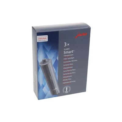 Abbildung von JURA original CLARIS Smart+ Filterpatrone mit automatischer Filtererkennung TÜV zertifizierte Hygiene 3er Pack 24233, Grau