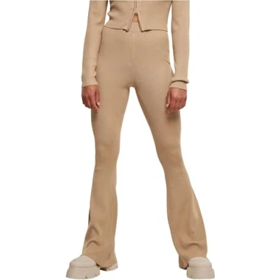 Abbildung von Urban Classics Stoffhose, Damen, Größe: Small, Unionbeige