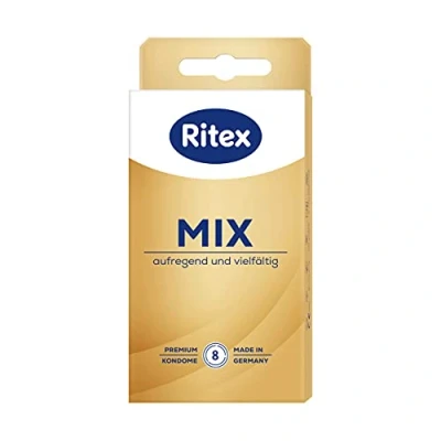 Abbildung von Ritex Mix Kondom Sortiment, aufregend und vielfältig, 8 Stück, Made in Germany