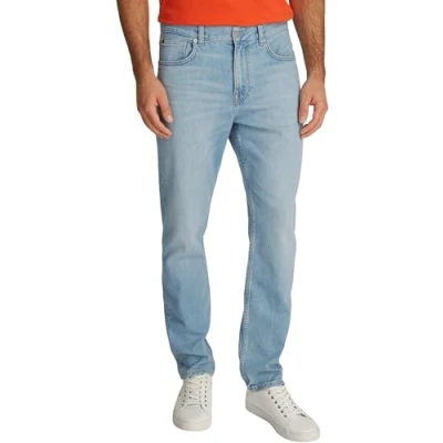 Abbildung von Tommy Hilfiger Denton Jeans Straight Leg, Herren, Größe: 36x32, Heron blue
