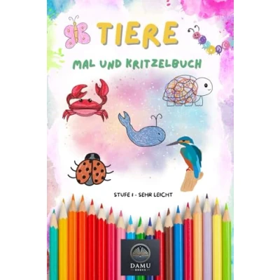Abbildung von Mein Mal und Kritzelbuch Tiere: Tiere entdecken kreativ sein!