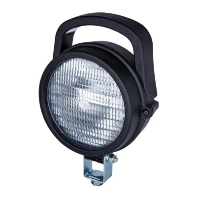 Abbildung von HELLA Halogen Arbeitsscheinwerfer Torero 5760 12V / 24V Anbau/geschraubt stehend/schwenkbarer Montagebügel weitreichende Ausleuchtung Stecker: Flachstecker 1G3 005 760 001