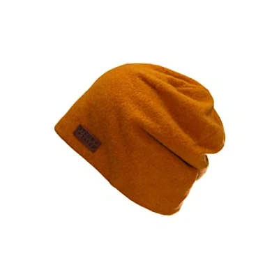 Abbildung von Sterntaler Baby Mädchen Beanie Slouch Melange Mütze gefüttert mit weichem Baumwoll Fleece hellbraun, 55