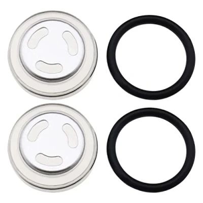 Abbildung von 2 Sets 18mm Schauglas Dichtung für Motorrad Vorne Hinten Bremse Kupplung Hauptbremszylinder Reservoir Sichtspiegel Zubehör