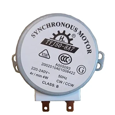 Abbildung von WuYan Mikro Synchronmotor für Warmluftgebläse, Wechselstrom, 220240 V, 4 W, U/min, Durchmesser, 50Hz, CW/CCW, TYJ508A7, Mikrowellenofenmotor