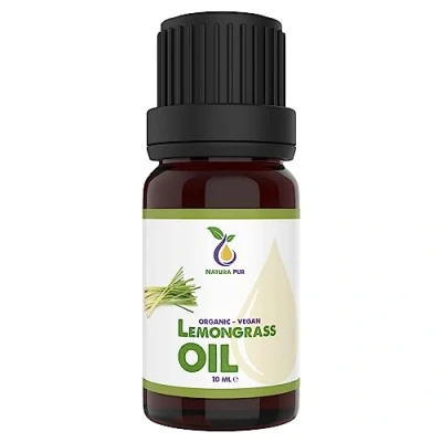 Abbildung von Lemongrass Öl BIO 10ml 100% naturreines Zitronengras Öl, vegan Oil (Cymbopogon Citratus Leaf Oil) Lemon Grass Ätherisches für Duftlampe, Diffuser, Haare