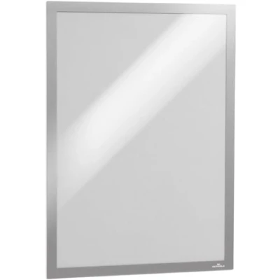 Abbildung von Durable Info Rahmen Duraframe (A3, selbstklebend mit Magnetverschluss) 2 Stück, silber, 487323