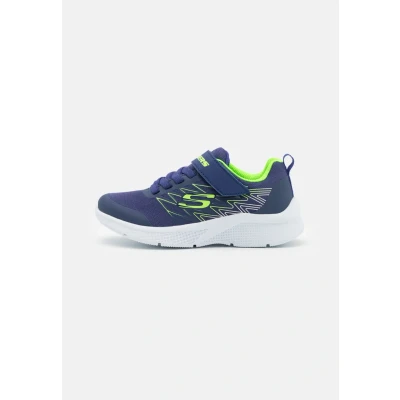Abbildung von Skechers MICROSPEC TEXLOR Sneaker, Blue Textile/Orange &amp; Lime Trim, 31 EU