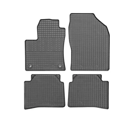 Abbildung von AutoStyle Set CK RTO03 Fußmattensatz Gummi 4 schwarz 580mm 510mm