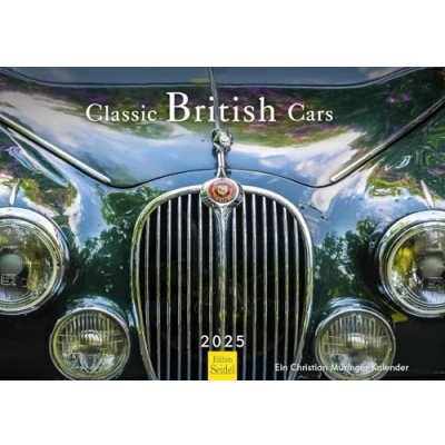 Abbildung von Edition Seidel Premium Kalender Classic British Cars 2025 Format DIN A3 Wandkalender Autokalender England Auto Oldtimer Maschine Klassiker Sportwagen Christian Müringer