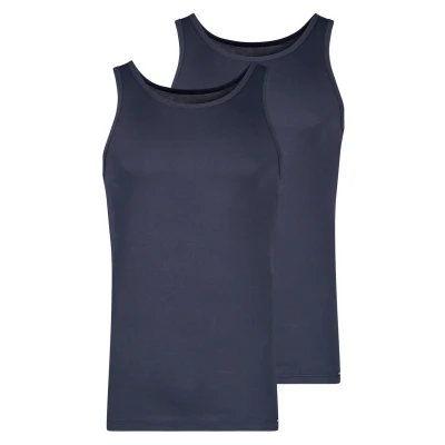 Abbildung von Skiny 2 PACK Unterhemd/shirt, Damen, Größe: Small, Blue