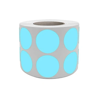 Abbildung von Runde Etiketten Hellblau 19 mm Aufkleber 1,9 cm Sticker 1050 Stück von Royal Green