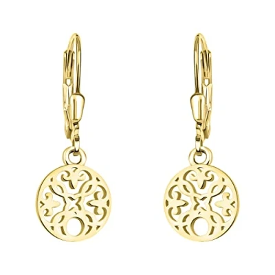 Abbildung von Sofia Milani Ornament Circle Ohrringe, Damen, Größe: One Size, Gold coloured