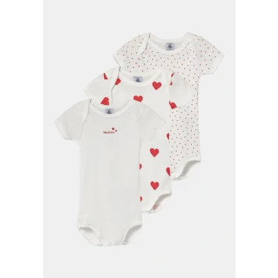 Abbildung von Petit Bateau Baby MädchenKurzarm Body mit Streifen (3er Pack) , Variante 1, 18 Monate