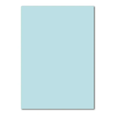 Abbildung von 50 Blatt DIN A5 Papier Hellblau 120gr 14,8 x 21cm Bastelbogen Tonpapier Bastelpapier Briefbogen FarbenFroh by GUSTAV NEUSER