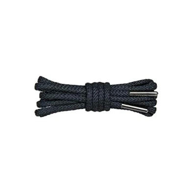 Abbildung von WorkerWalker Runde Schnürsenkel für Sicherheitsschuhe, Unzerbrechlich und Unzerstörbar, Schwer Entflammbar,aus Kevlar Para Aramidfaser, XTR Laces PRO, 1 Paar (91 Schwarz / 130 cm 51 inch)