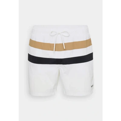 Abbildung von BOSS Louis Badeshorts, Herren, Größe: Small, White