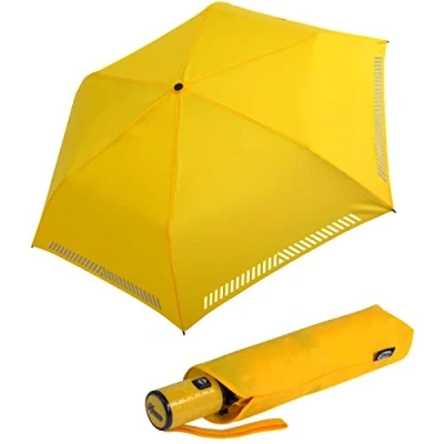 Abbildung von iX brella Automatik Kinderschirm Safety Reflex extra leicht gelb