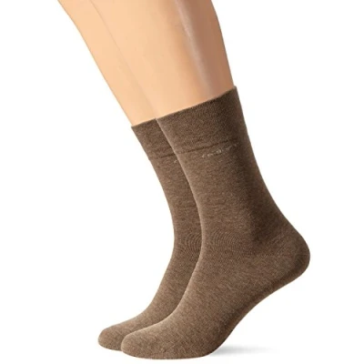Abbildung von Camano Unisex Erwachsene 3642 Socken, Braun (Caramel Mel. 0039), 43/46 (2er Pack)