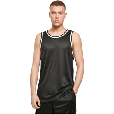Abbildung von Build Your Brand Mens BY009 Mesh Tanktop Neck Gaiter, blk/wht, S