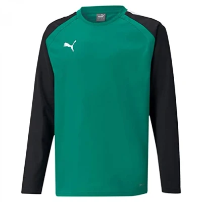 Abbildung von Puma Teamliga Sweatshirt für Kinder, Größe: 176, Pepper green/puma black