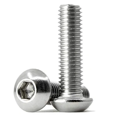 Abbildung von (30 Stück) M5x40mm Linsenkopfschrauben mit Innensechskant 304 Edelstahl Innensechskantschraube Vollgewinde