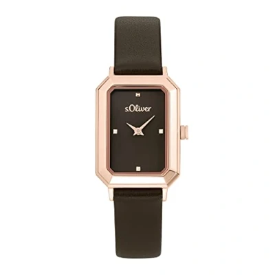 Abbildung von s.Oliver Uhr, Damen, Größe: 23, Braun