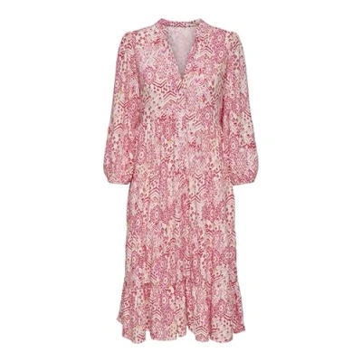 Abbildung von ONLY Onlmilana Blusenkleid, Damen, Größe: Medium, Cloud dancer