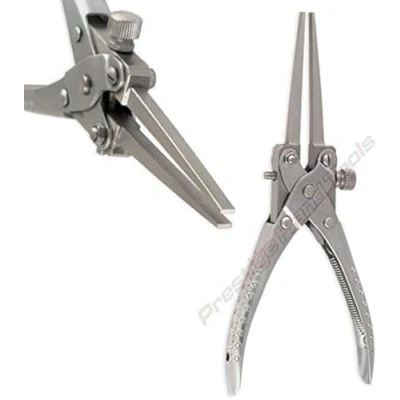Abbildung von Parallel Action Lange Flachzange Schmuckherstellung Werkzeuge Musikinstrumente Reparatur Kunst &amp; Handwerk Geschenkideen 22cm PTL®
