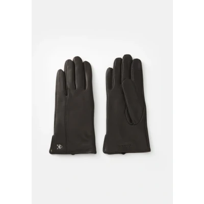 Abbildung von Calvin Klein Gloves Fingerhandschuh, Damen, Größe: S/M, Black