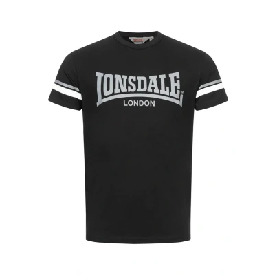 Abbildung von Lonsdale Tshirt print, Herren, Größe: Large, Black white grey
