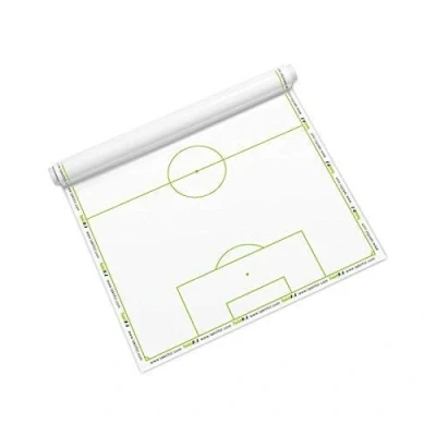 Abbildung von Taktifol Fußball Selbsthaftende Taktik Folie trocken abwischbar wiederverwendbar Ersatz für Taktiktafel